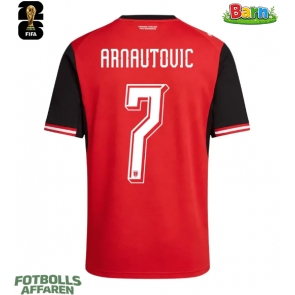 Österrike Marko Arnautovic #7 Hemmaställ Barn VM 2026 Kortärmad (+ Korta byxor)